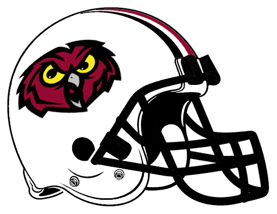 Temple Owls 2000-2003 Helmet Logo iron on transfers for fabric
